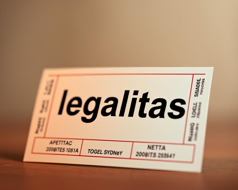 Apakah Togel Sydney Legal?